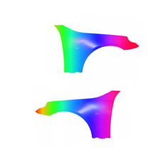 KOTFLÜGEL RECHTS/LINKS NEU