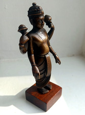 Indische Bronzefigur auf