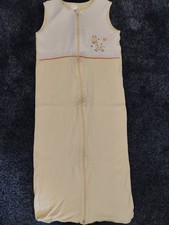 Schlafsack impidimpi gelb /weiß mit Giraffe 110 cm/sehr gut /2 - Wege Schlafsack