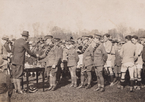 Ww1 rppc foto medaille - foto,