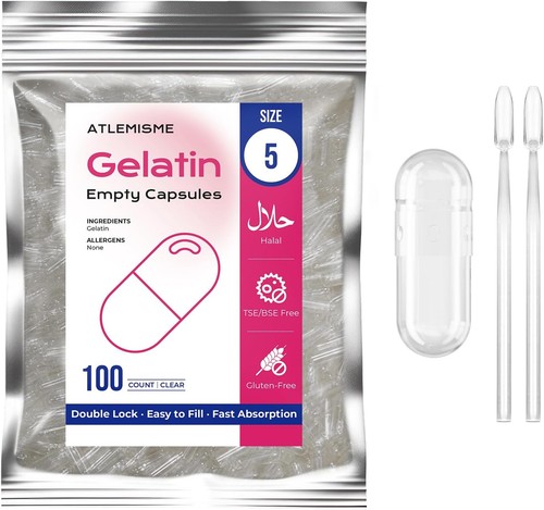 Leere gelatinekapseln größe - leere,