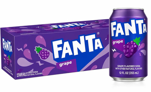 Fanta grape usa 355ml 12 - usa,