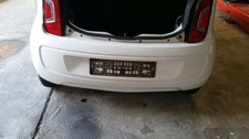 VW UP Stoßstange Heckschürze Stoßfänger hinten weiß LB9A 1S6807421P