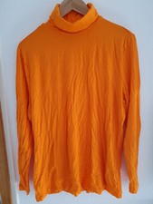 Sheego Miyabi Kawai Rollkragen Pullover Gr.44/46 Orange #1