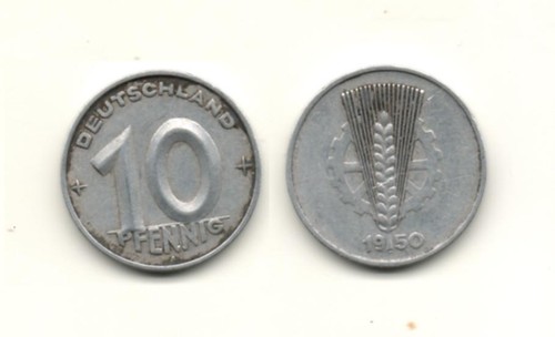 Ddr münze pfennig - 10, a