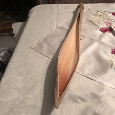 Sehr lange Dekoschale aus Bananenblatt,stabil, Schale,Natur. Ca. 70 cm Lang,8 cm