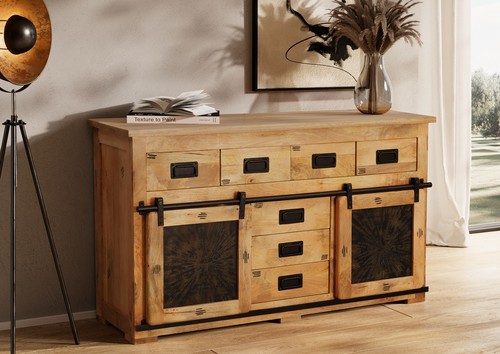 Sideboard 150x90cm massivholz - 150x90cm,