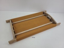 Waschbrett DDR Holz Stoffbespannung Haushalt Deko #259108