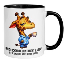 Tasse morgenmuffel giraffe - |,