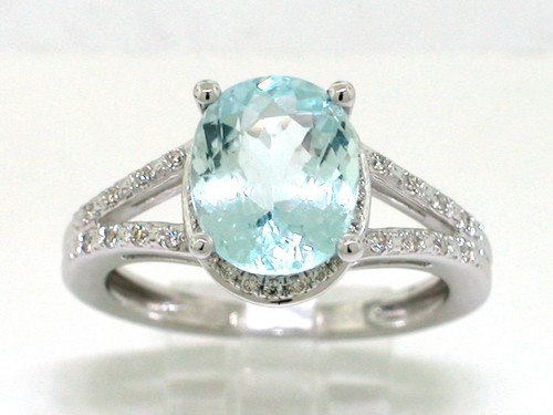 Paraiba turmalin ring - paraiba, 585