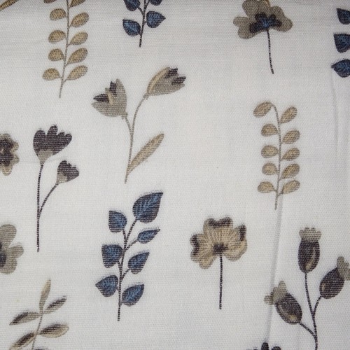Double gauze musselin blumen - musselin,
