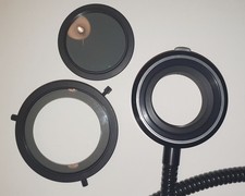 Schott Glasfaser Spaltringlicht mit Polarisator für Kaltlichtquelle