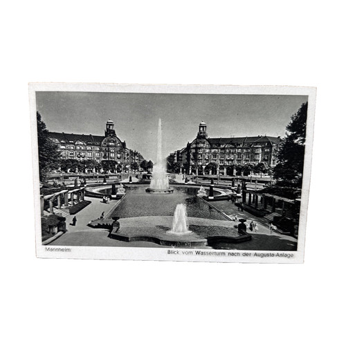 Postkarte mannheim augusta - ak,