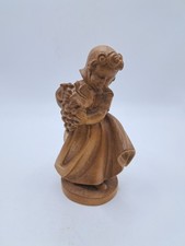 Vintage Holzfigur - Mädchen