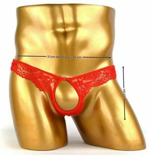 Männer string rot - g-string,