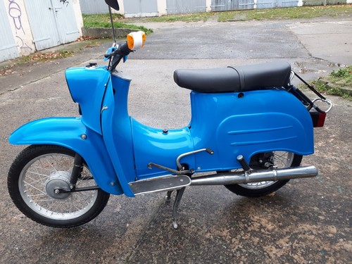 Moped blau schwalbe 1979 - blau, bj.1979