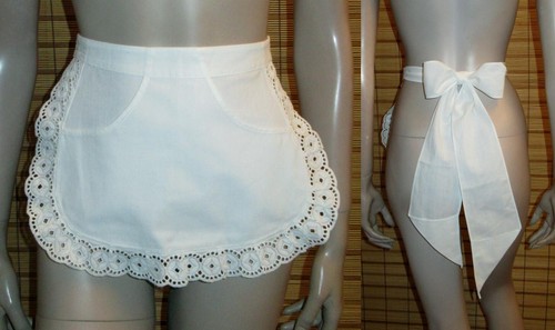 Weisse servierschürze - servierschÜrze,