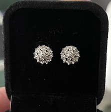 Brillant Gold 333 8 K Ohrstecker Ohrringe Weißgold Gelbgold Bicolor Diamant BWG