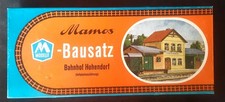Spur HO Alter Bausatz Mamos 3/31 Bahnhof ,,Hohendorf" Ungebaut UNGEÖFFNET in OVP