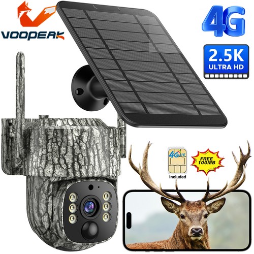 Solar wildkamera mit sim - mit, 4g