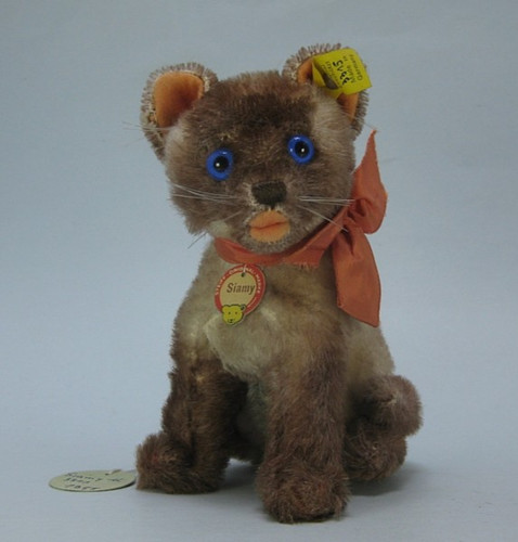Steiff 3315 katze siamy mit - katze,