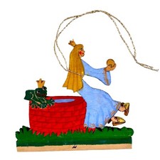 1940er Holz Christbaumschmuck