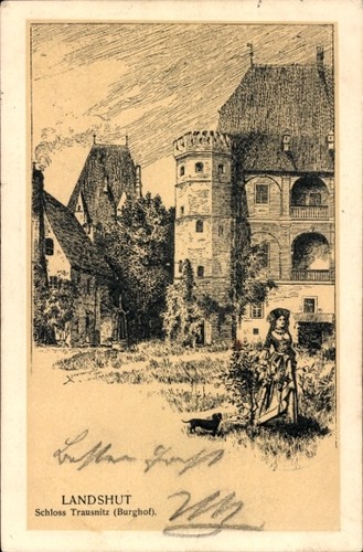 Künstler landshut in - ak,