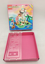 LEGO 6414 Dolphin Point OVP BOX Inlay Plastic Tray Paradisa Town Vintage Retro