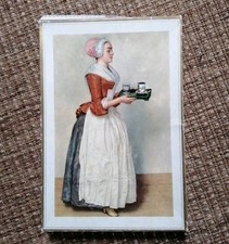 DDR Pralinen Schachtel leer VEB Vadossi Schokoladenmädchen 