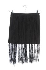 H&M Fransenrock Damen Rock Gr