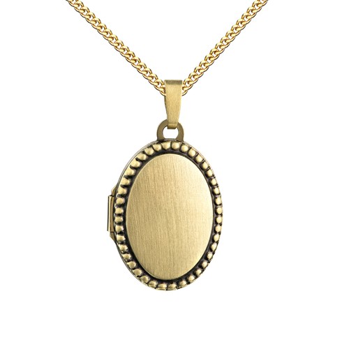 Gold 585 medaillon für - 585,