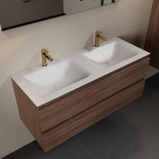 corian waschtisch set weiß