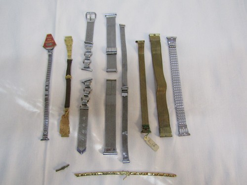 Konvolut alter uhrenarmbänder - konvolut,