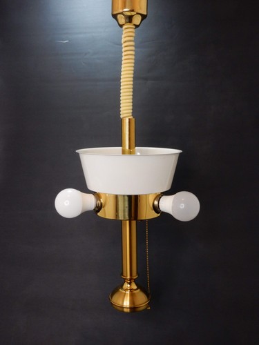 Vintage pendelleuchte messing - pendelleuchte,