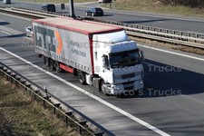 LKW Foto Renault Premium Planensattelzug Polen weiß JOLODA PAPERLINER #l4cc