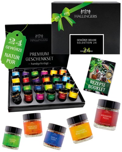 Gewürz geschenk set 24x - gewürz, geschenk-set
