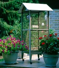 vogelkäfig groß überdacht für Außen mit Rollen verschiebbar  gut erhalten