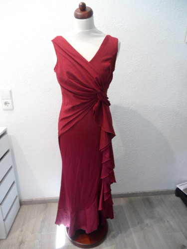 Kleid mit volants - kleid,