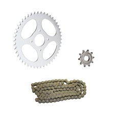 Ritzel 10Z + Kettenrad silber