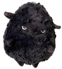 Nici Grimly Plüsch Tier Mops & Mows Grimly 20 cm schwarz Schaf Kuscheltier rar