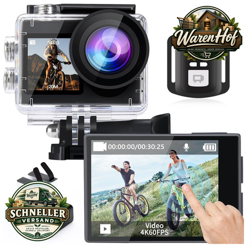 Action cam 60fps - 4k, 20mp