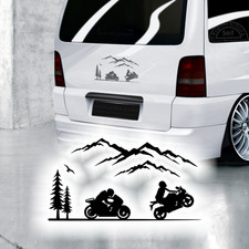 Motorrad Biker Landschaft 50cm