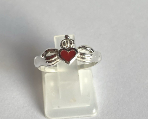 Silberring claddagh hände - silberring,