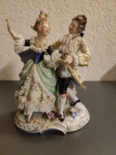 Seltene Alte Porzellan Figur