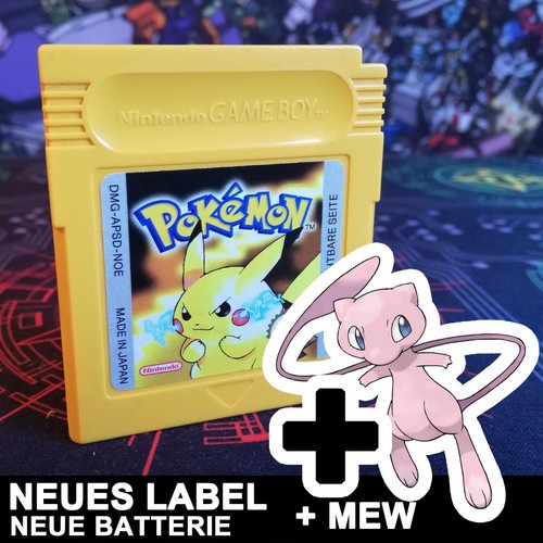 Pokemon gelbe edition original - edition,
