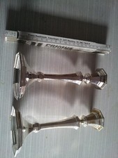 Silberne Kerzenständer aus Metall | Made in India Gothic Deko dekoration