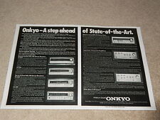 Onkyo Verstärker, Tuner Ad, A-7, A-5, T-9, TX-8500, 4500,2500, Brille, Info, 2