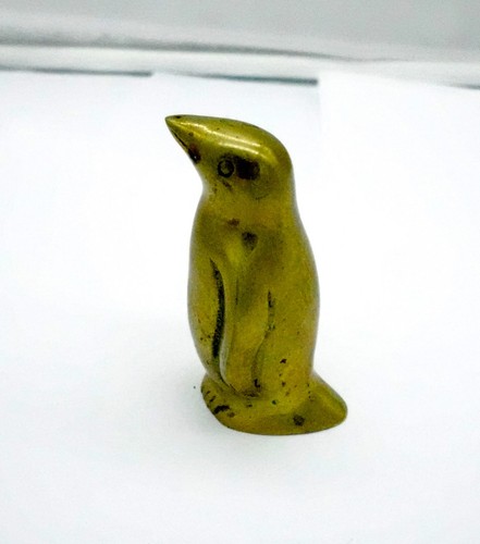 Pinguin figur massiv messing - pinguin,