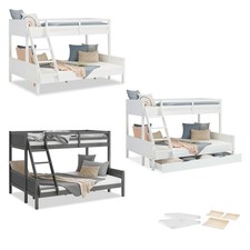 Etagenbett 90 140 x200 Kinder Hochbett Stockbett Matratze Bettkasten Homestyle4u