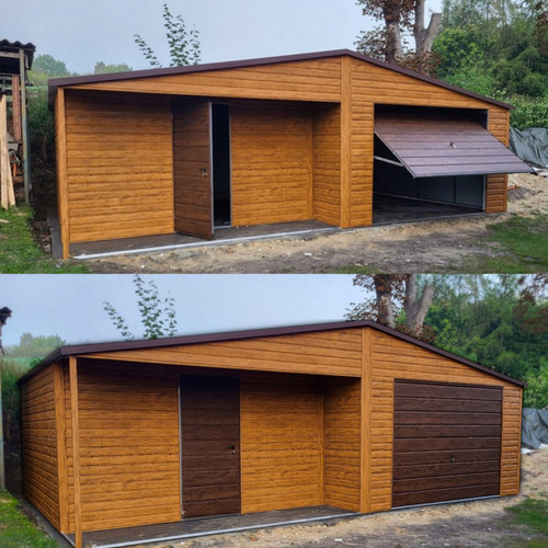Blechgarage 5x5 m - 7,5x5,